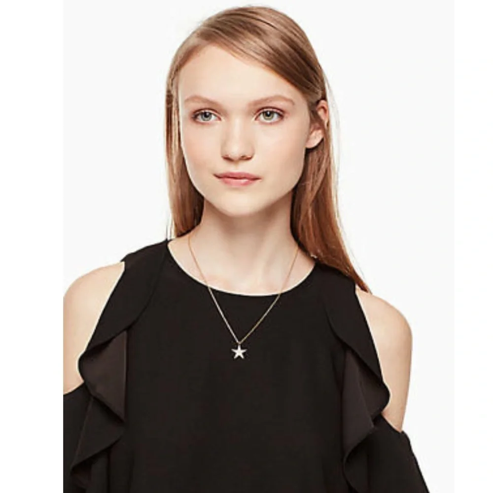 🆕 Kate Spade Pave Seeing Stars Pendant Necklace